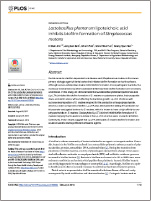 發表於 PLOS，L-137 植物乳桿菌口腔健康研究文獻